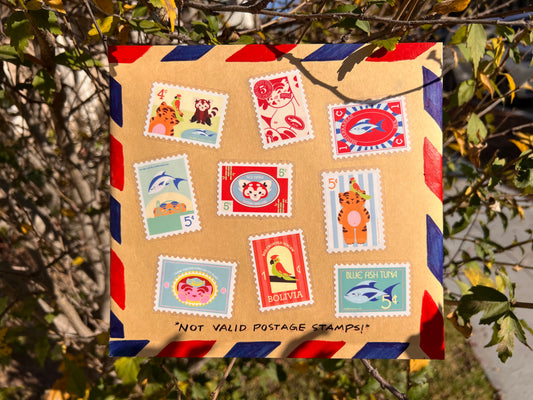 Stamp Sticker Sheet