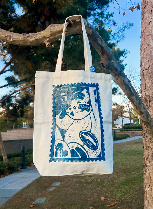 World Tour Travel Tote (Blue)